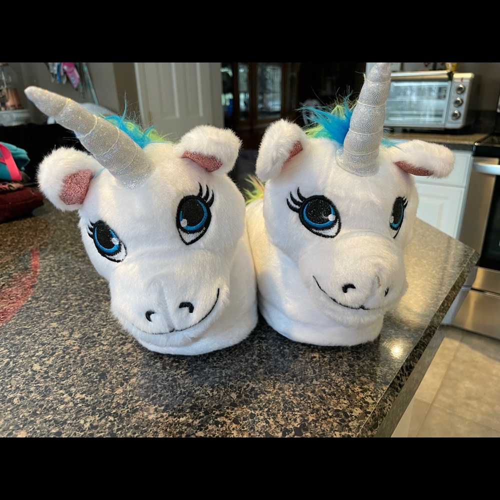 Brand new, adorable Justice Unicorn Slippers